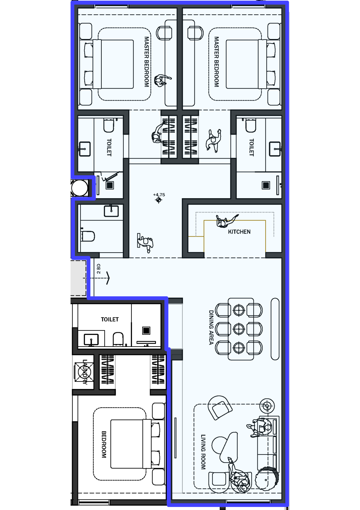 AP3 Apartment-2 Bedrooms