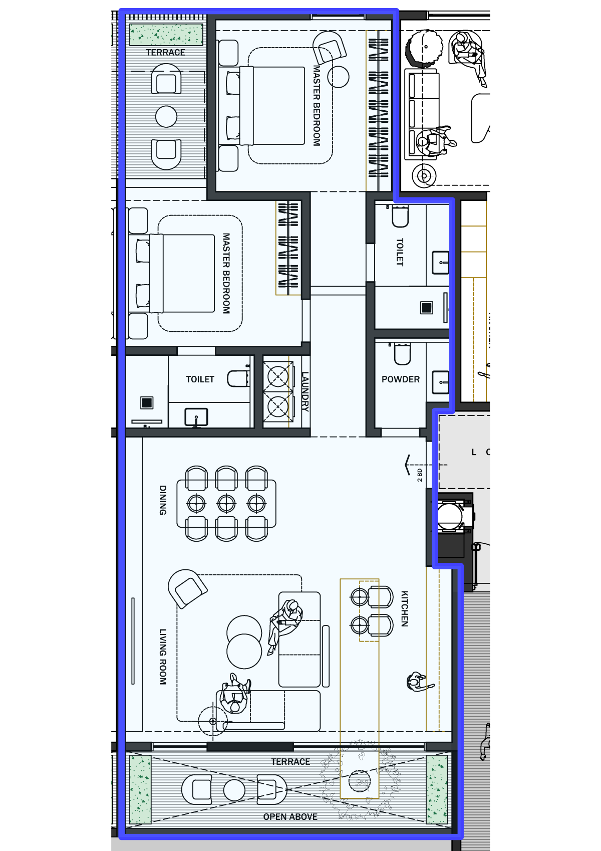 AP5 Apartment - 2 Bedrooms