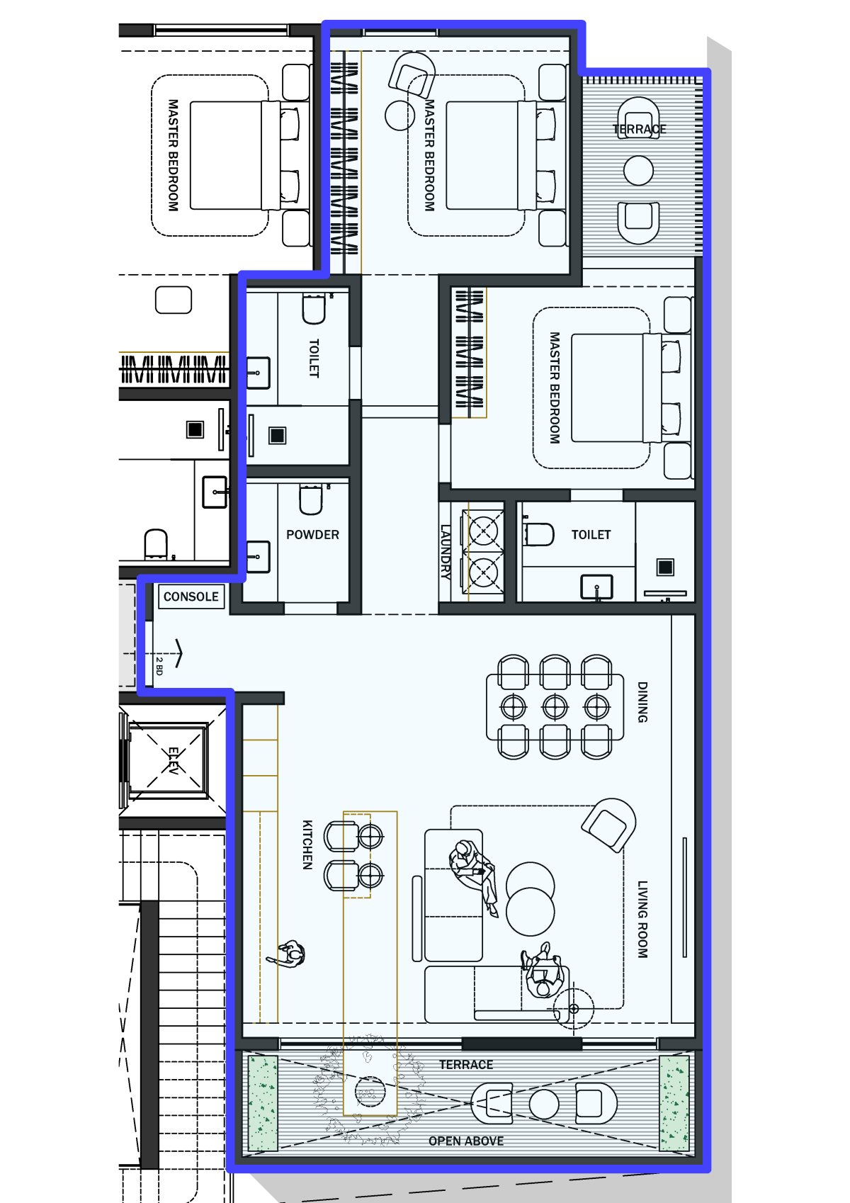 AP6 Apartment - 2 Bedrooms