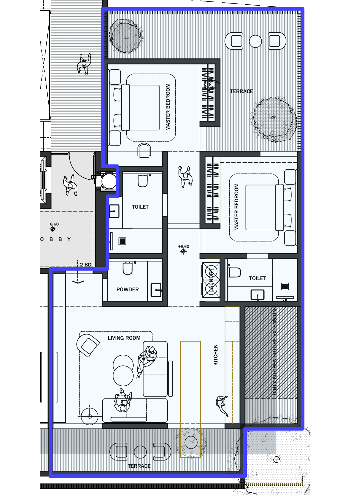 AP7 Apartment - 2 Bedrooms